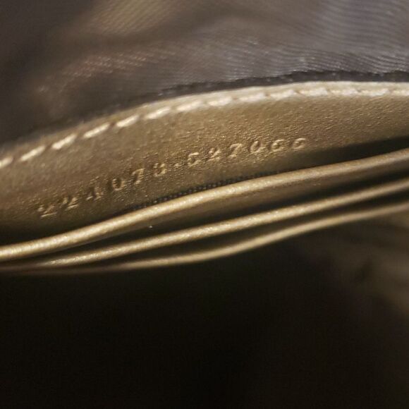 Gucci Vintage GG Monogram Gold Leather Mini Shoulder Bag - Picture 12 of 17